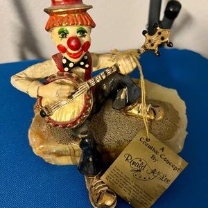 Ron Lee 24 gold filled clown